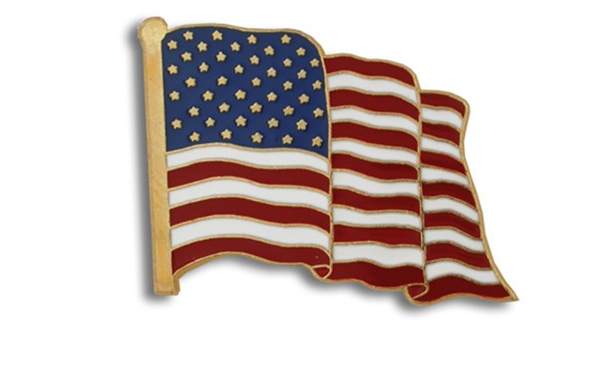 Classic Cloisonné US Flag