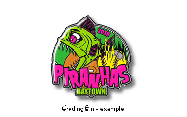Piranhas Trading Pin